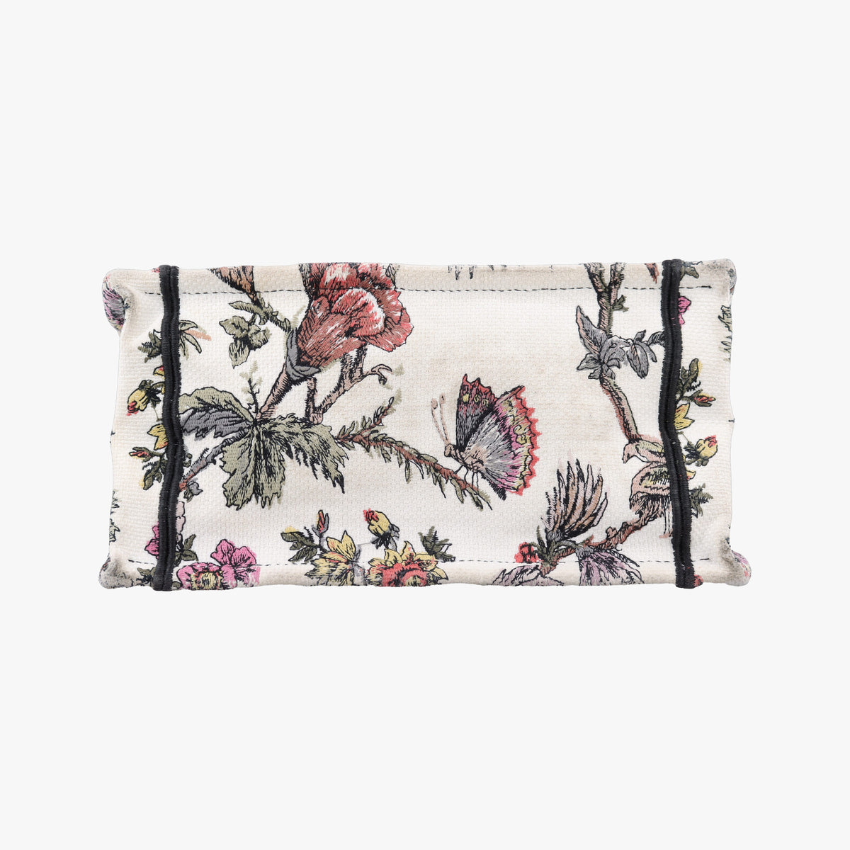 Pre-owned Christian Dior Book Tote White x Multicolour Jacquard  handbag | stylenewstar