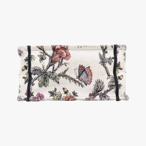 Pre-owned Christian Dior Book Tote White x Multicolour Jacquard  handbag | stylenewstar