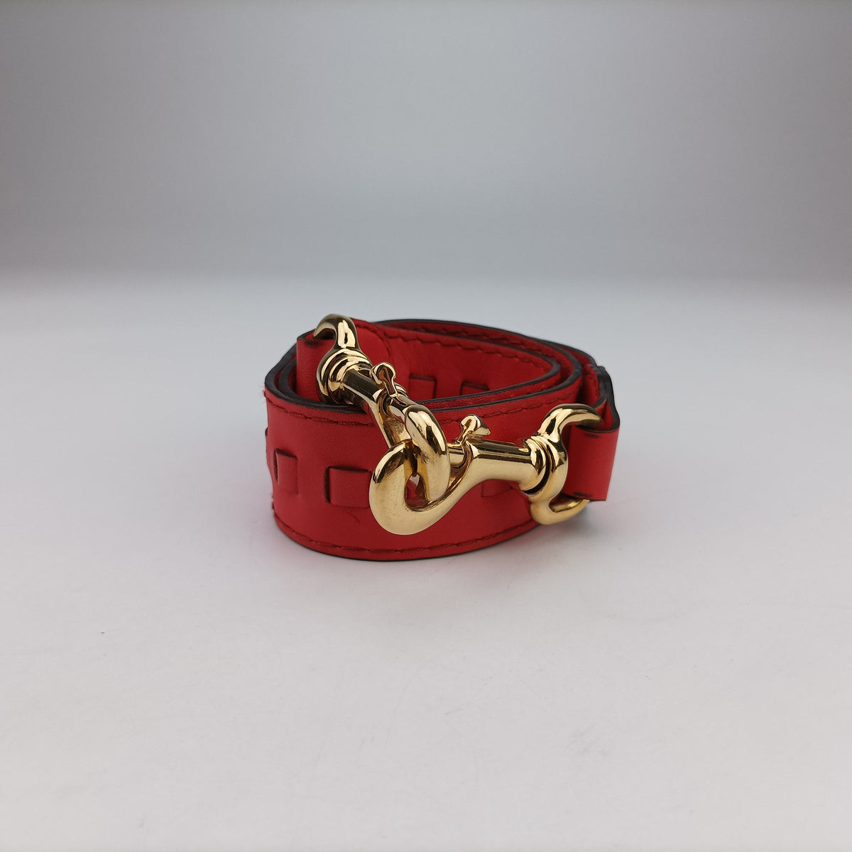 Pre-owned Gucci new jackie Red Leather 219704 shoulderbag | stylenewstar