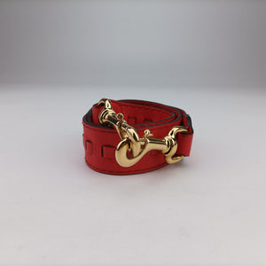 Pre-owned Gucci new jackie Red Leather 219704 shoulderbag | stylenewstar