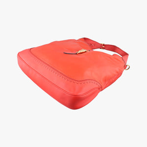 Pre-owned Gucci new jackie Red Leather 219704 shoulderbag | stylenewstar