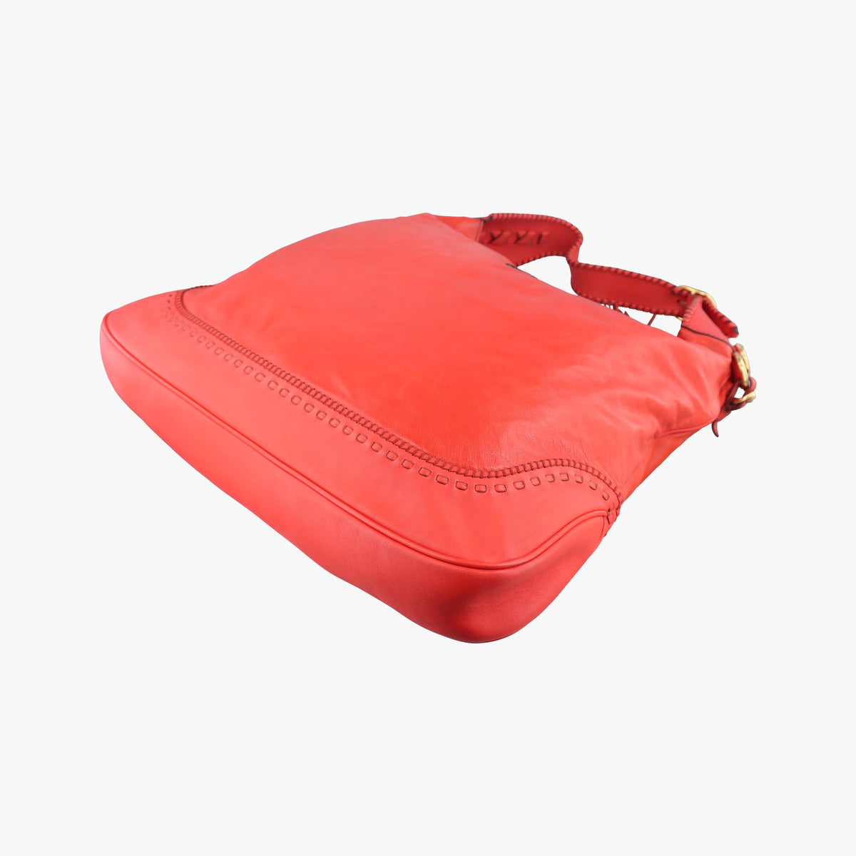 Pre-owned Gucci new jackie Red Leather 219704 shoulderbag | stylenewstar