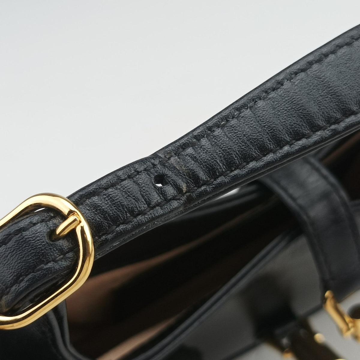 Secondhand Gucci JACKIE 1961 Black Leather 637091 shoulderbag | stylenewstar