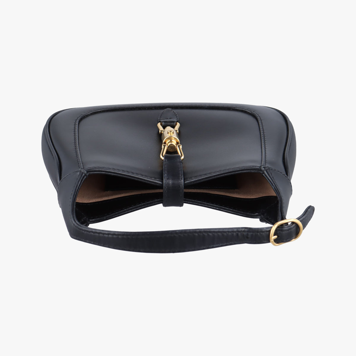 Secondhand Gucci JACKIE 1961 Black Leather 637091 shoulderbag | stylenewstar