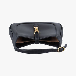 Secondhand Gucci JACKIE 1961 Black Leather 637091 shoulderbag | stylenewstar