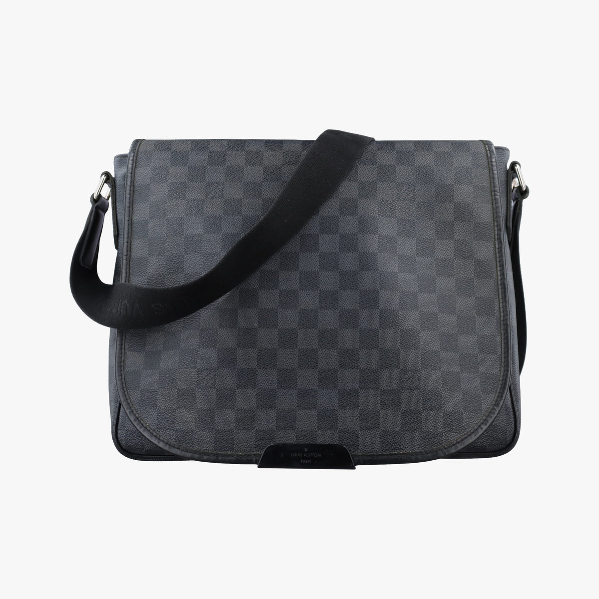 Pre-owned Louis Vuitton DANIEL MM Noir Damier Graphite N58029 shoulderbag | stylenewstar