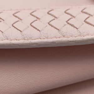 Vintage Bottega Veneta Intrecciato Nappa Rialto Pink lambskin  shoulderbag | stylenewstar