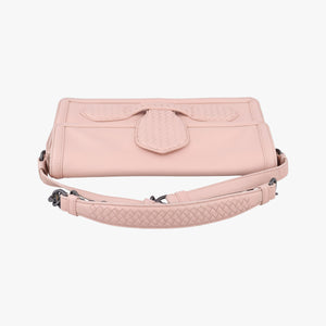 Vintage Bottega Veneta Intrecciato Nappa Rialto Pink lambskin  shoulderbag | stylenewstar