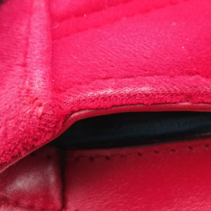 Secondhand Gucci GG Marmont Red velour 446744 shoulderbag | stylenewstar