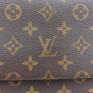 Pre-owned Louis Vuitton Cluny MM Brown Monogram canvas×calf leather M43236 shoulderbag | stylenewstar