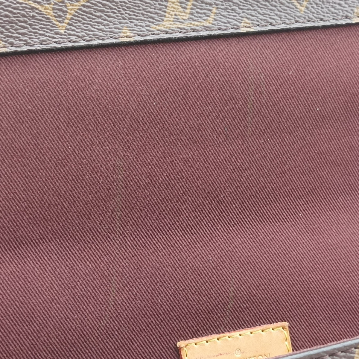 Pre-owned Louis Vuitton Cluny MM Brown Monogram canvas×calf leather M43236 shoulderbag | stylenewstar