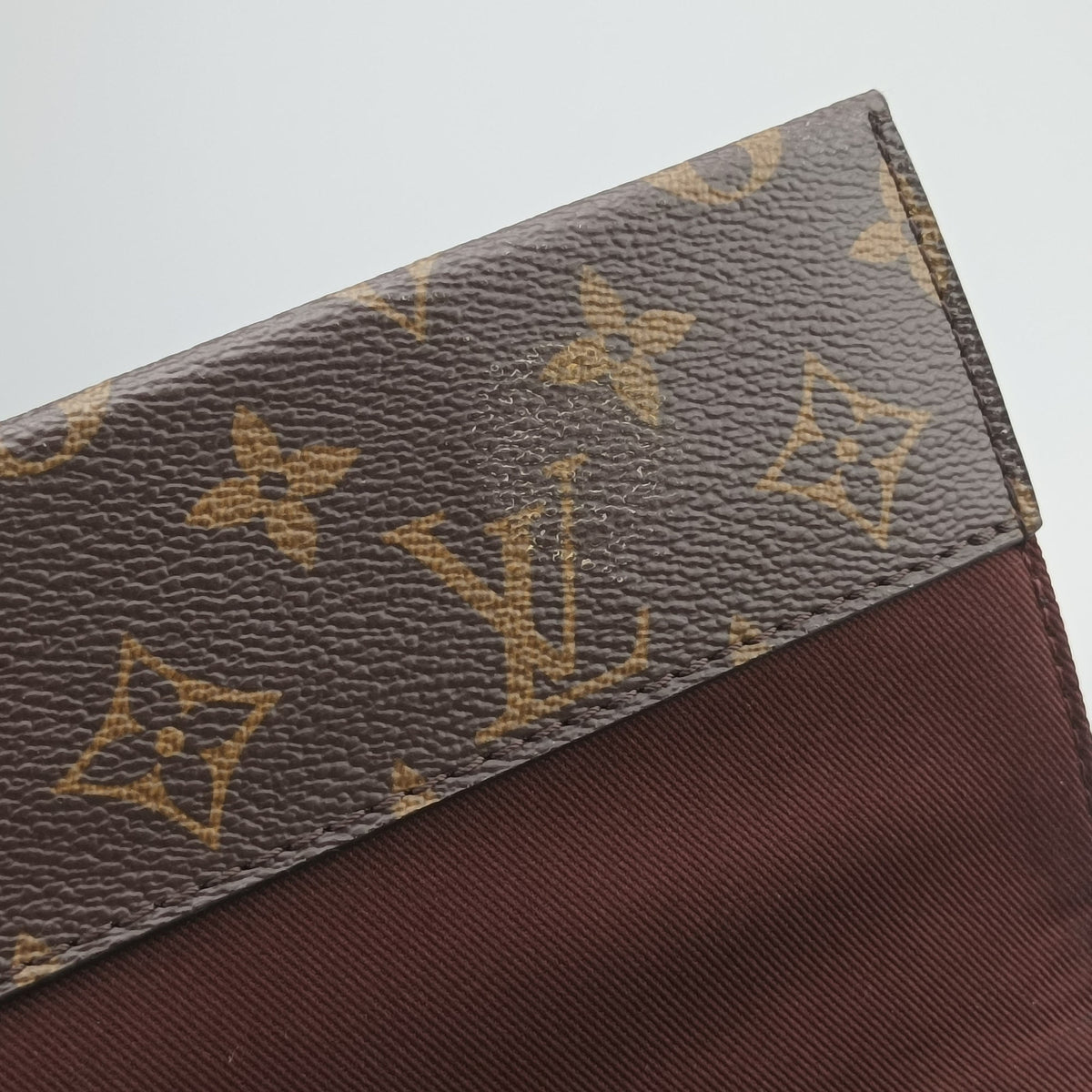 Pre-owned Louis Vuitton Cluny MM Brown Monogram canvas×calf leather M43236 shoulderbag | stylenewstar