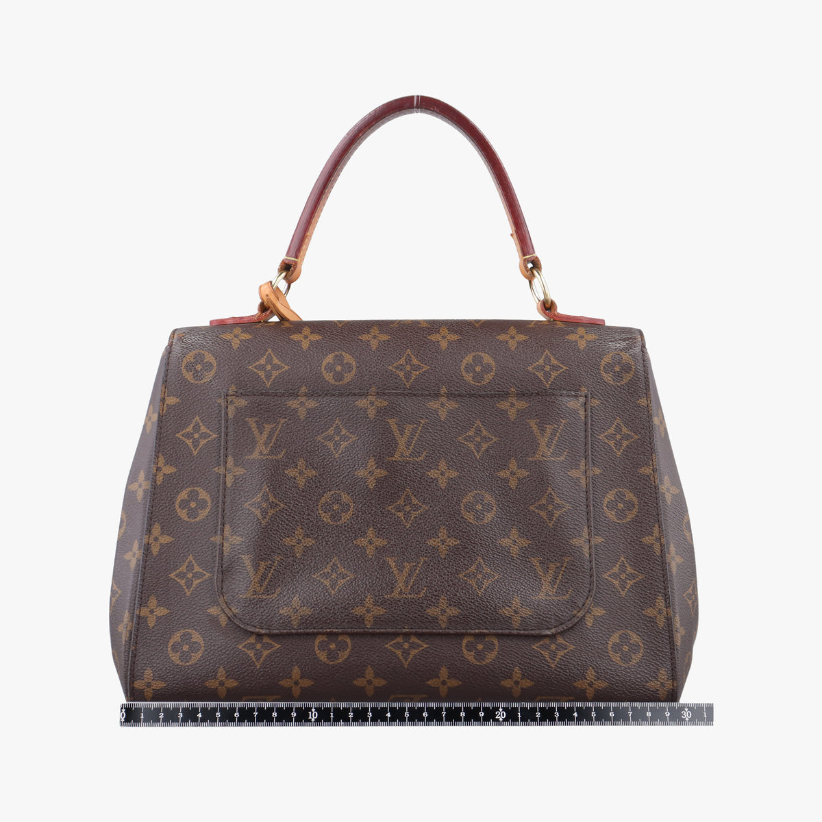 Pre-owned Louis Vuitton Cluny MM Brown Monogram canvas×calf leather M43236 shoulderbag | stylenewstar