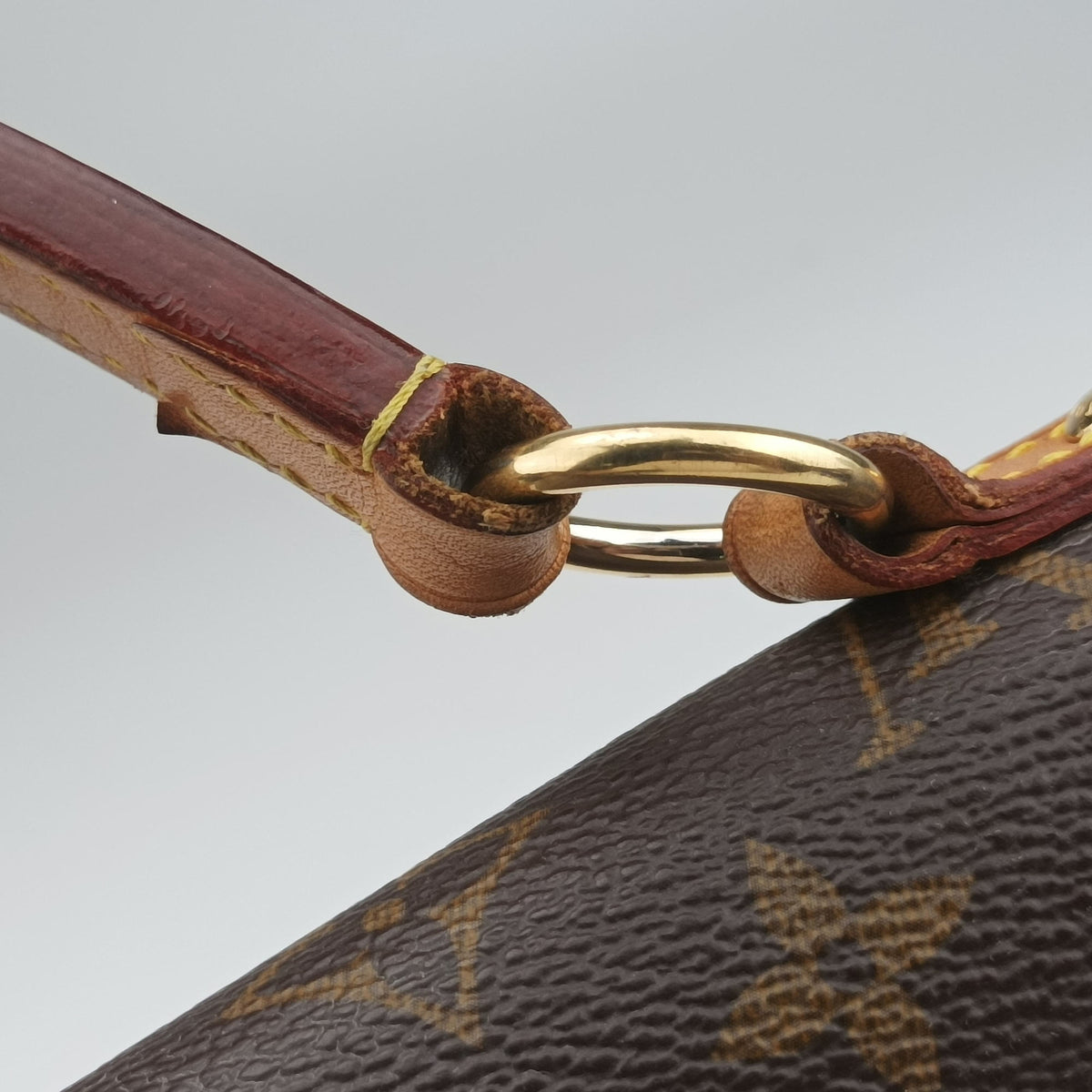 Pre-owned Louis Vuitton Cluny MM Brown Monogram canvas×calf leather M43236 shoulderbag | stylenewstar