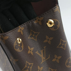 Pre-owned Louis Vuitton Cluny MM Brown Monogram canvas×calf leather M43236 shoulderbag | stylenewstar