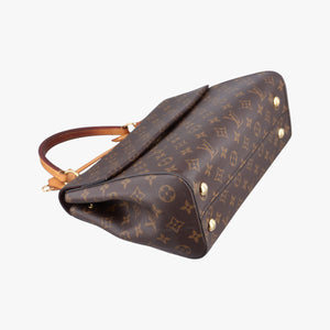 Pre-owned Louis Vuitton Cluny MM Brown Monogram canvas×calf leather M43236 shoulderbag | stylenewstar