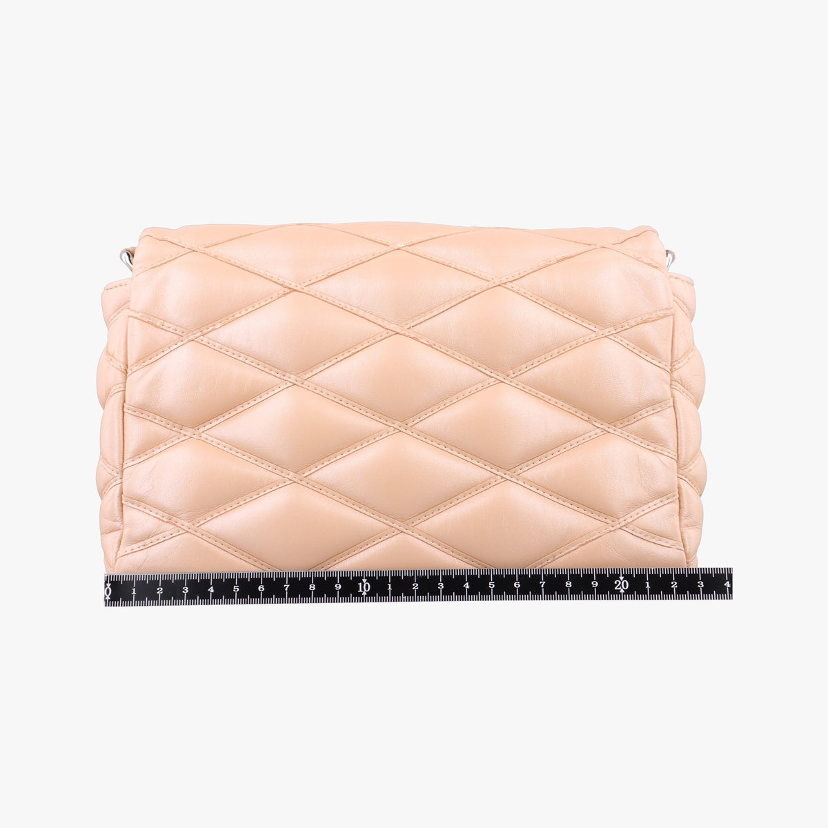 Pre-owned Louis Vuitton GO-14MM Beige Leather  shoulderbag | stylenewstar