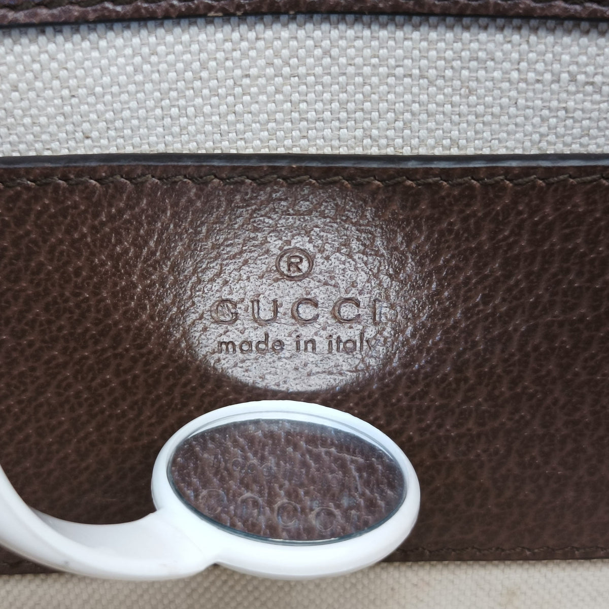 Secondhand Gucci Ophidia GG Mini Beige ×Brown PVC coated canvas×Leather 696180 shoulderbag | stylenewstar