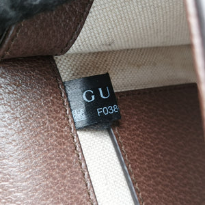 Secondhand Gucci Ophidia GG Mini Beige ×Brown PVC coated canvas×Leather 696180 shoulderbag | stylenewstar