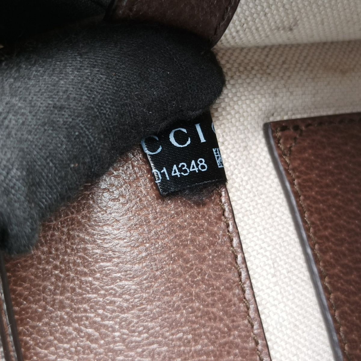 Secondhand Gucci Ophidia GG Mini Beige ×Brown PVC coated canvas×Leather 696180 shoulderbag | stylenewstar
