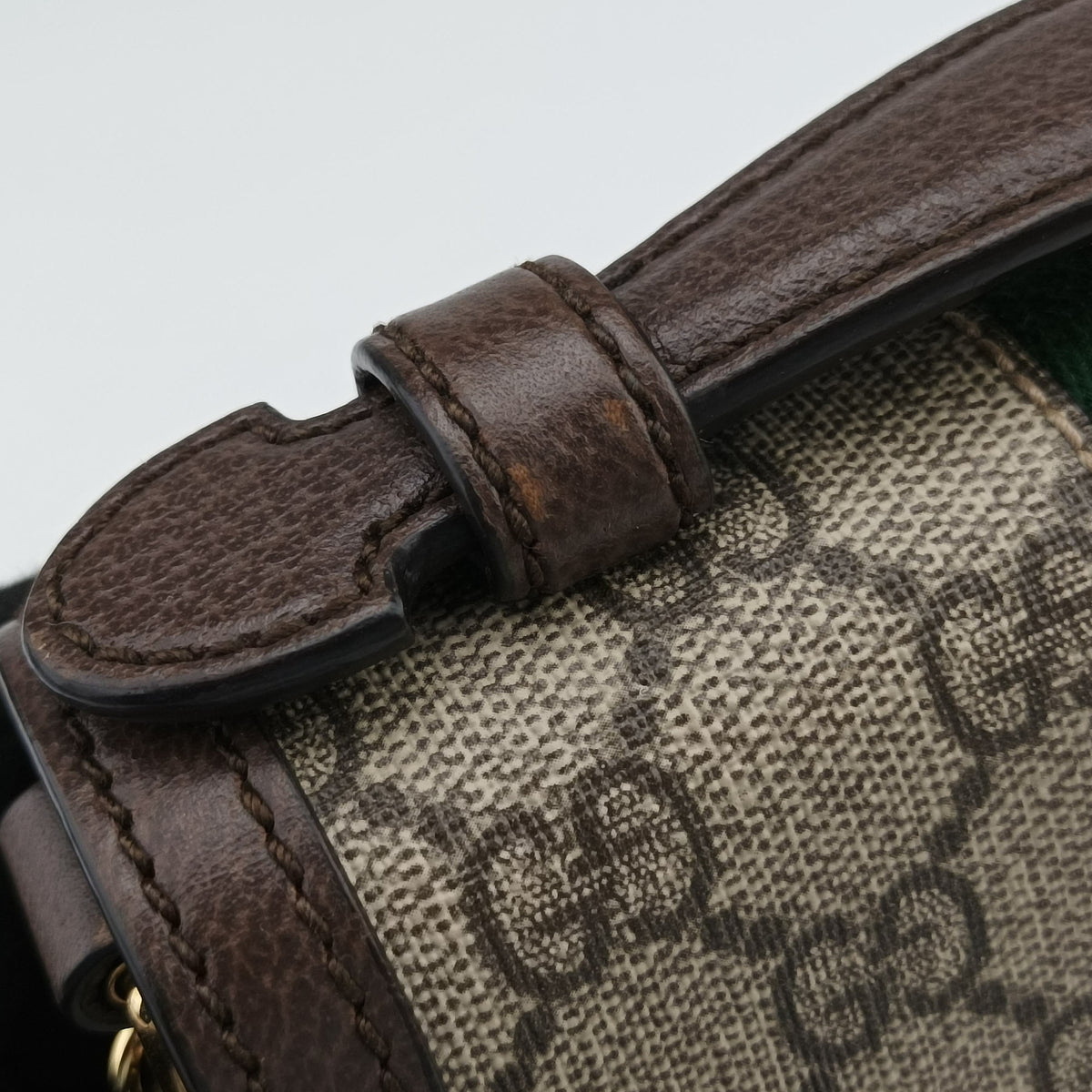 Secondhand Gucci Ophidia GG Mini Beige ×Brown PVC coated canvas×Leather 696180 shoulderbag | stylenewstar
