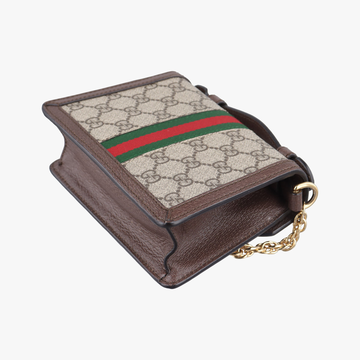 Secondhand Gucci Ophidia GG Mini Beige ×Brown PVC coated canvas×Leather 696180 shoulderbag | stylenewstar