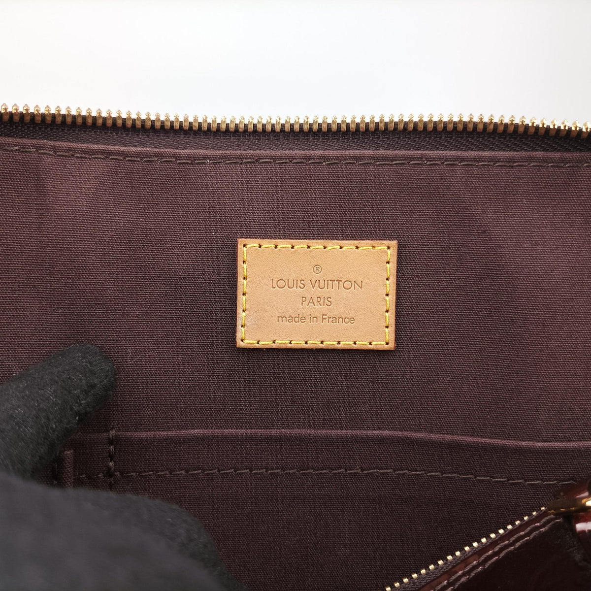 Secondhand Louis Vuitton Alma PM Amarante Vernis M91611 handbag | stylenewstar