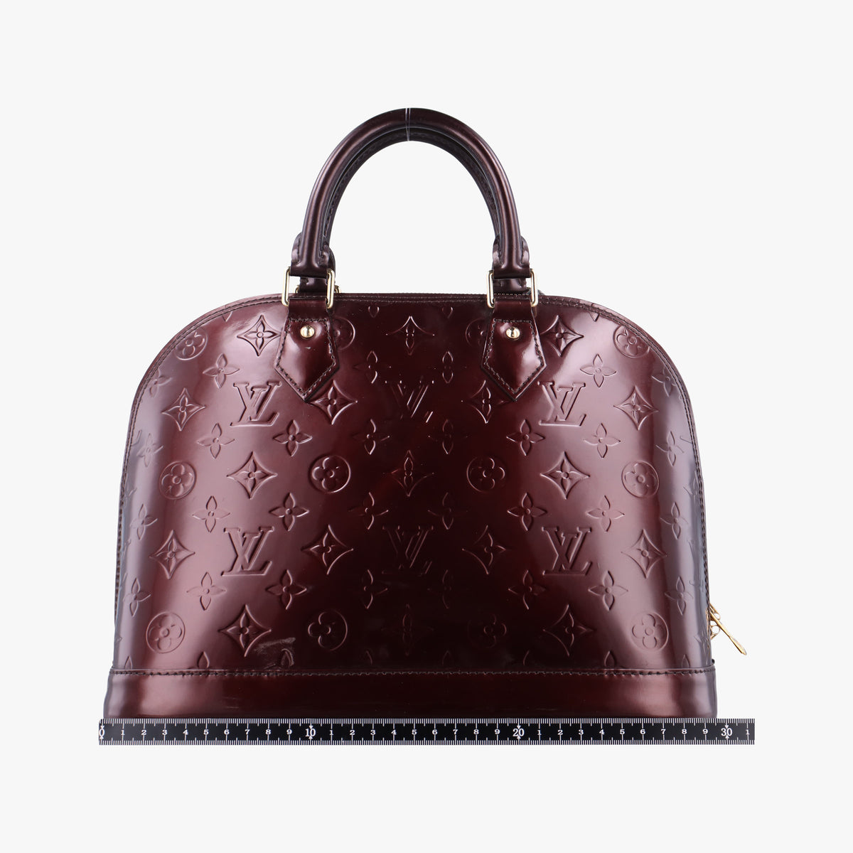 Secondhand Louis Vuitton Alma PM Amarante Vernis M91611 handbag | stylenewstar