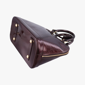 Secondhand Louis Vuitton Alma PM Amarante Vernis M91611 handbag | stylenewstar