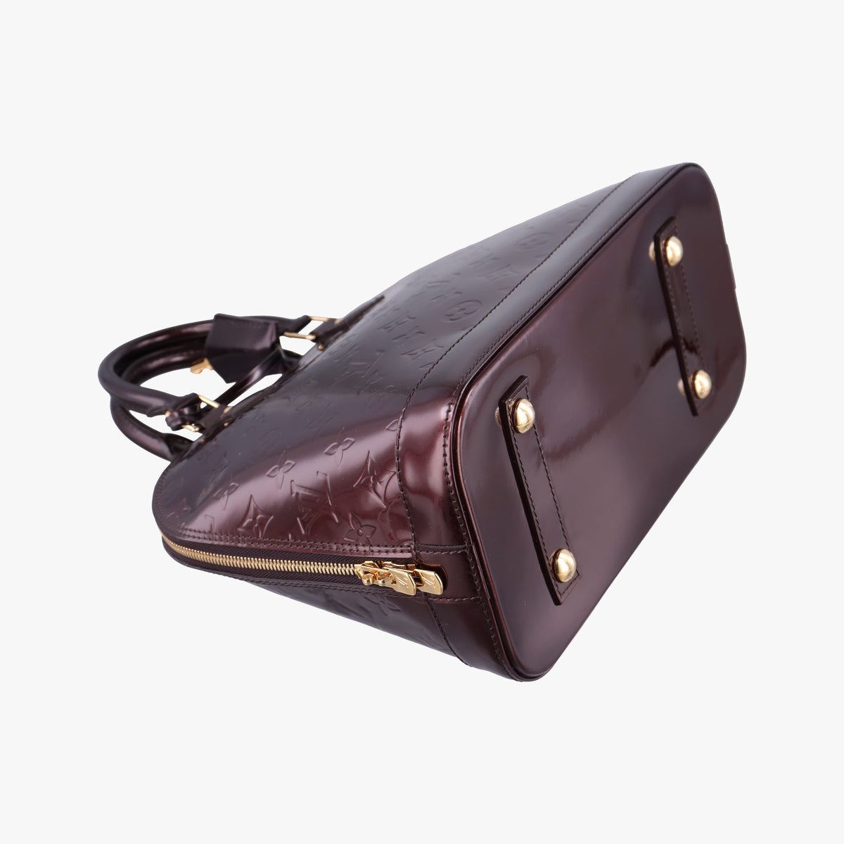 Secondhand Louis Vuitton Alma PM Amarante Vernis M91611 handbag | stylenewstar
