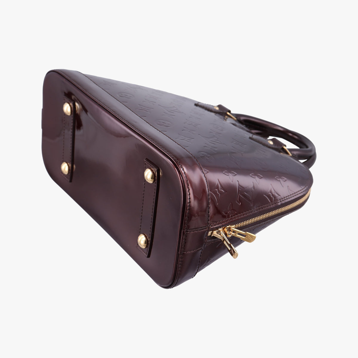 Secondhand Louis Vuitton Alma PM Amarante Vernis M91611 handbag | stylenewstar