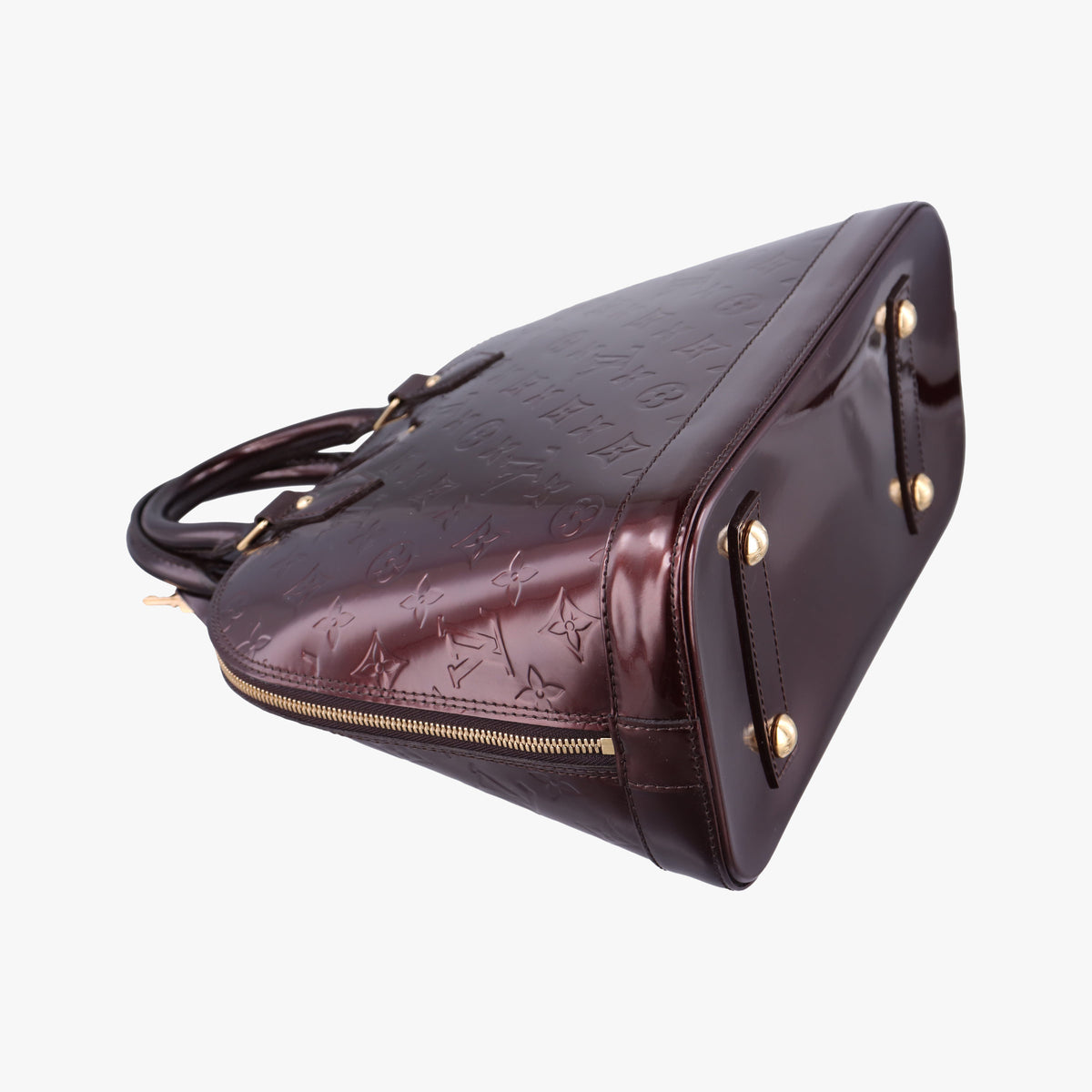 Secondhand Louis Vuitton Alma PM Amarante Vernis M91611 handbag | stylenewstar