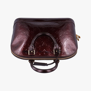 Secondhand Louis Vuitton Alma PM Amarante Vernis M91611 handbag | stylenewstar