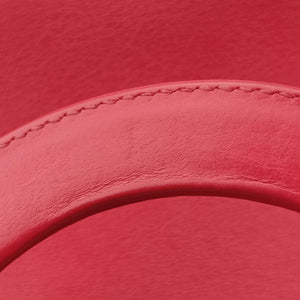 Pre-owned Christian Dior Diorissimo Red Leather  shoulderbag | stylenewstar