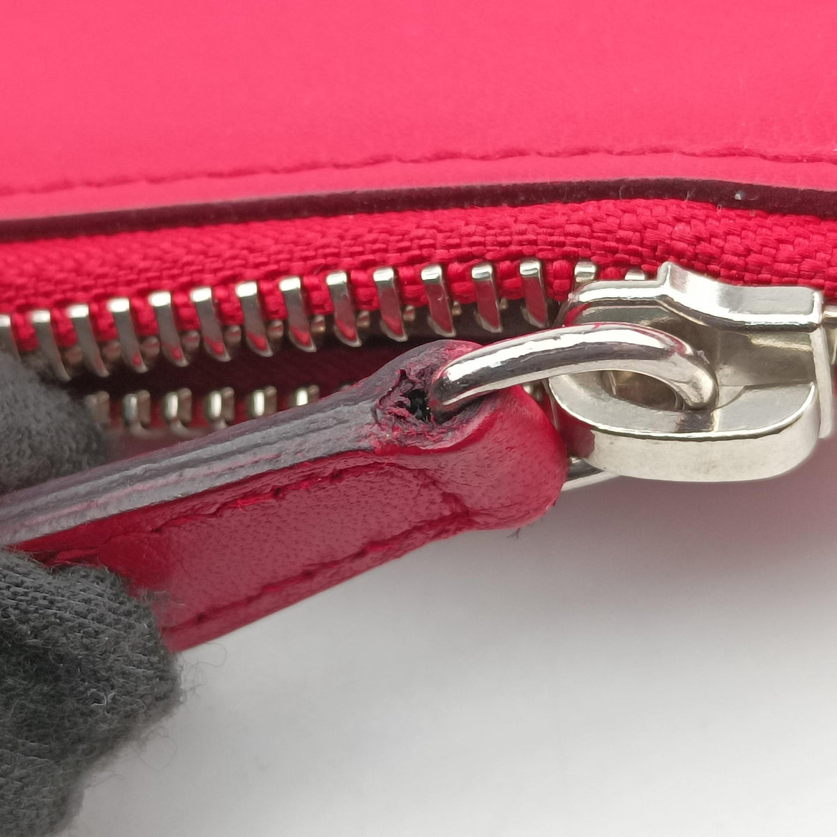 Pre-owned Christian Dior Diorissimo Red Leather  shoulderbag | stylenewstar