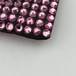 Secondhand Prada Rosa Satin Crystal Mini Tote Purple Rhinestone 1BA253 shoulderbag | stylenewstar