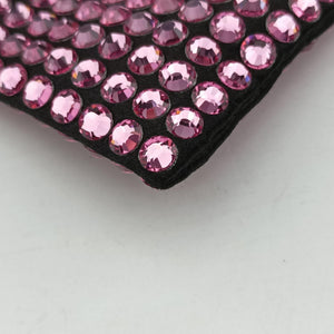 Secondhand Prada Rosa Satin Crystal Mini Tote Purple Rhinestone 1BA253 shoulderbag | stylenewstar