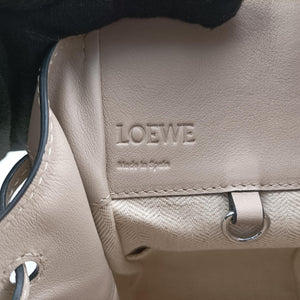 Pre-owned Loewe Hammock Beige Canvas × Leather  shoulderbag | stylenewstar