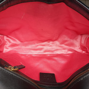 Pre-owned Gucci GG Marmont Black velour 443497 shoulderbag | stylenewstar