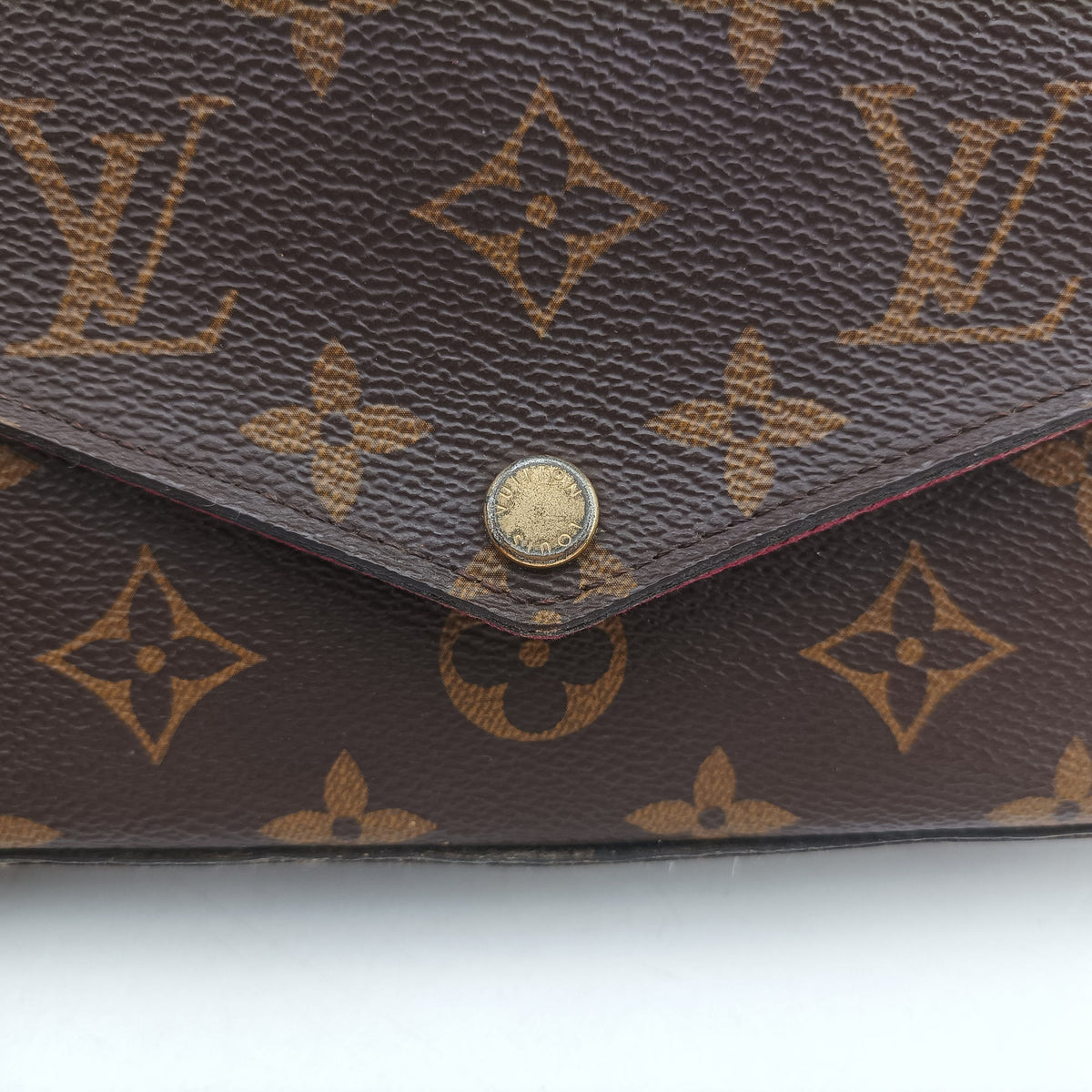 Pre-owned Louis Vuitton Pochette Felicie Brown Monogram Canvas M61276 shoulderbag | stylenewstar
