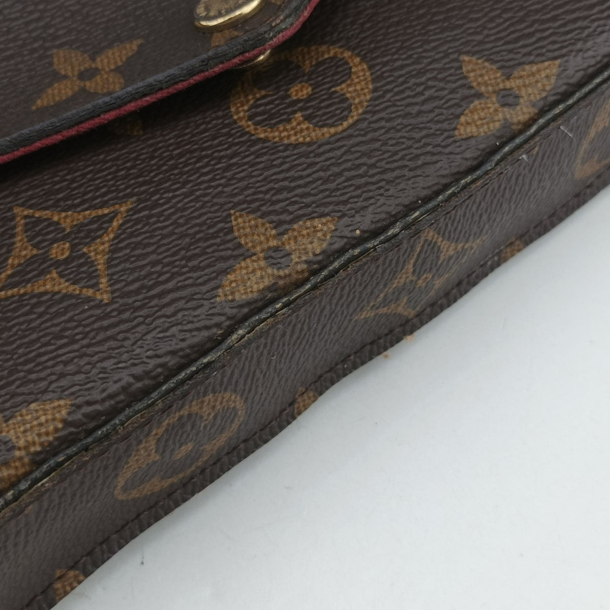Pre-owned Louis Vuitton Pochette Felicie Brown Monogram Canvas M61276 shoulderbag | stylenewstar