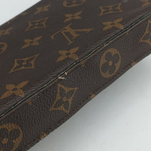 Pre-owned Louis Vuitton Pochette Felicie Brown Monogram Canvas M61276 shoulderbag | stylenewstar