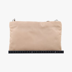Pre-owned Prada Tessuto Pockt Camel nylon  shoulderbag | stylenewstar