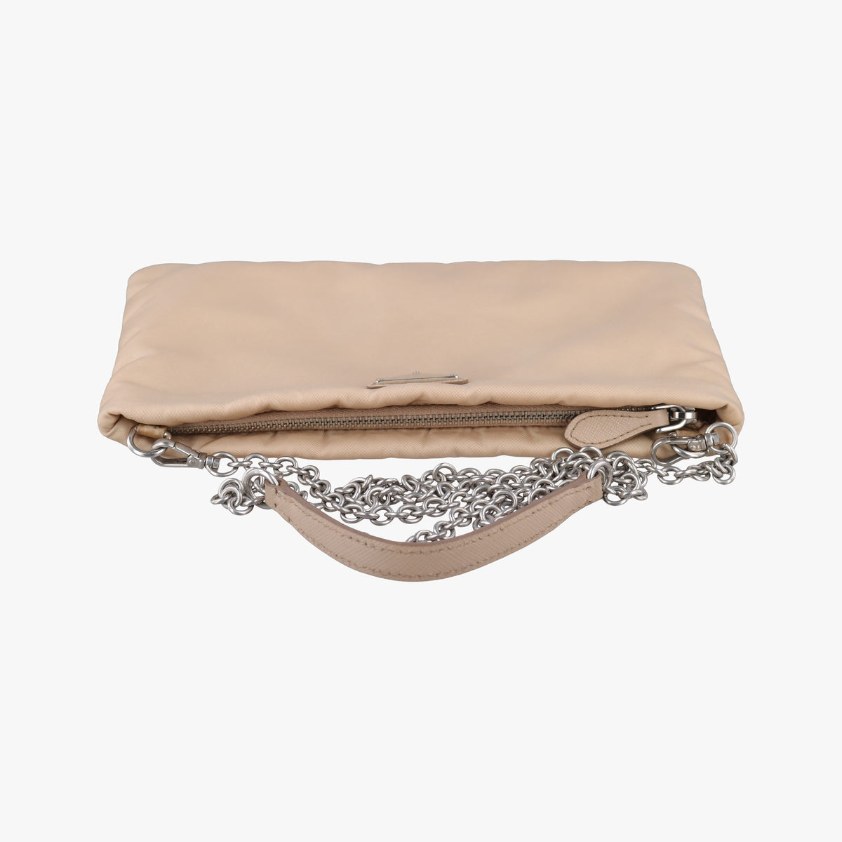 Pre-owned Prada Tessuto Pockt Camel nylon  shoulderbag | stylenewstar