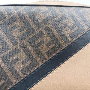 Pre-owned Fendi Zucca camera case Brown PVCcoated canvas×Leather 7M0286 shoulderbag | stylenewstar