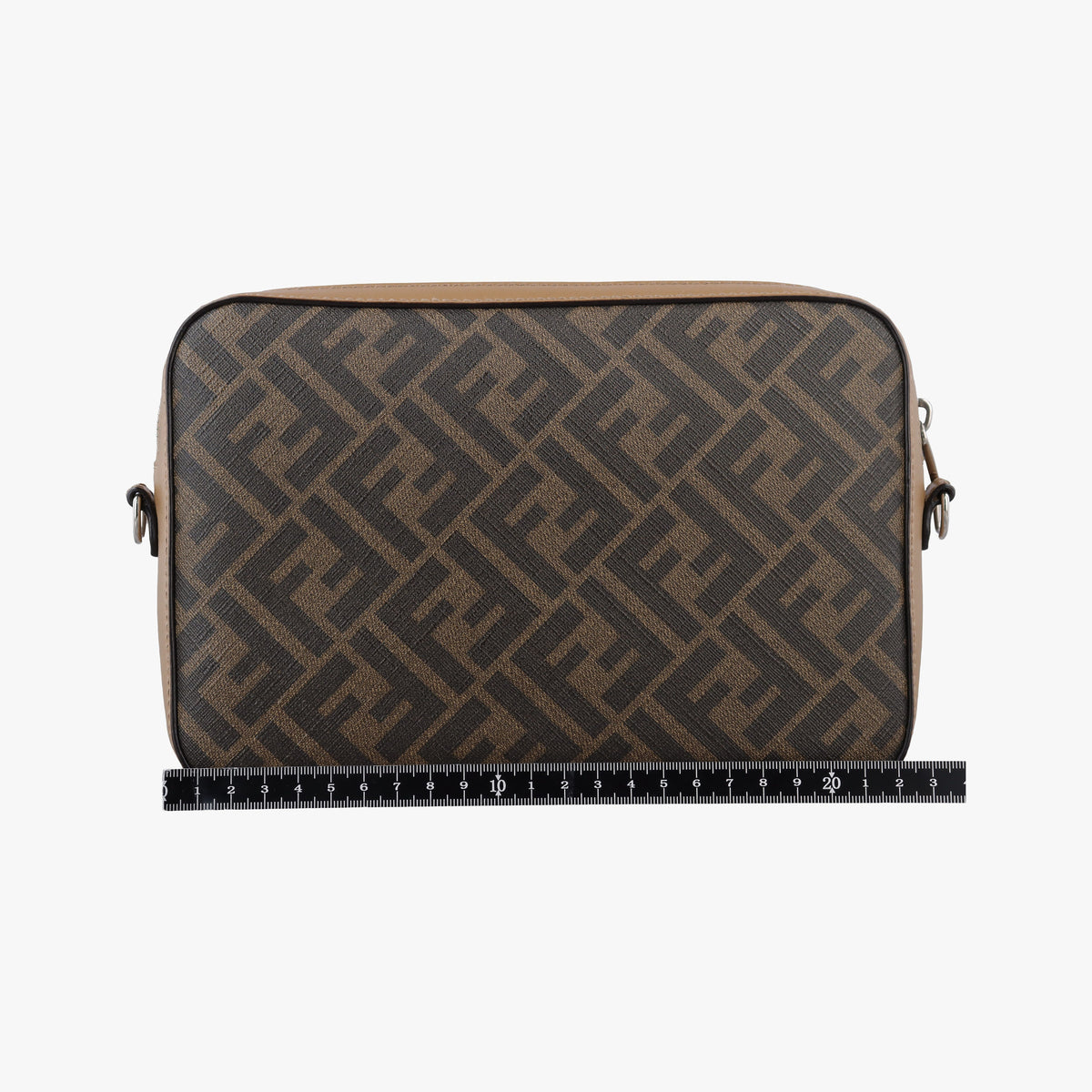Pre-owned Fendi Zucca camera case Brown PVCcoated canvas×Leather 7M0286 shoulderbag | stylenewstar