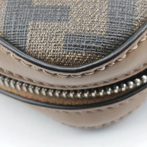 Pre-owned Fendi Zucca camera case Brown PVCcoated canvas×Leather 7M0286 shoulderbag | stylenewstar