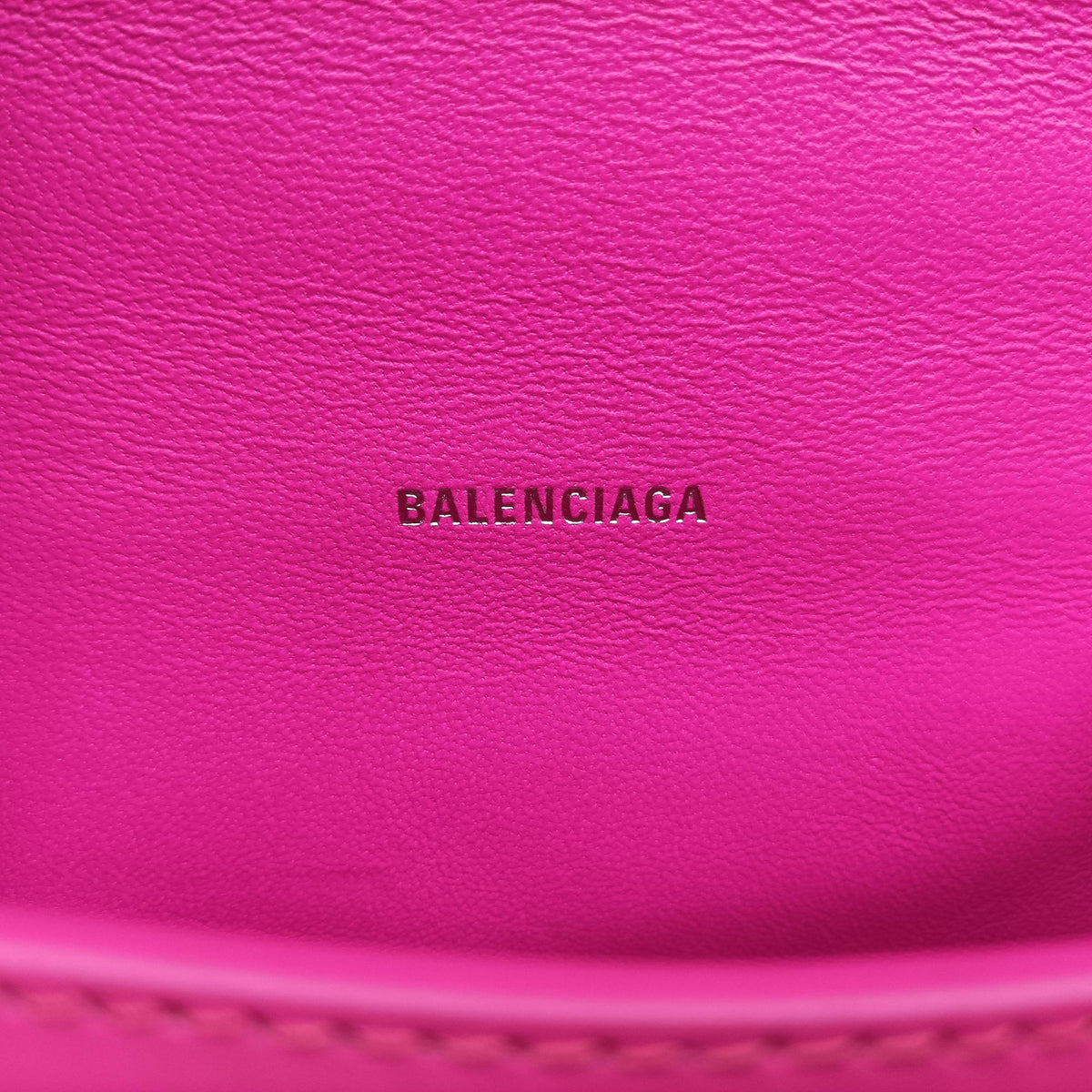 Pre-owned Balenciaga Hourglass Pink leather  shoulderbag | stylenewstar