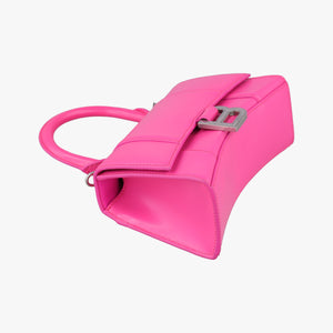 Pre-owned Balenciaga Hourglass Pink leather  shoulderbag | stylenewstar