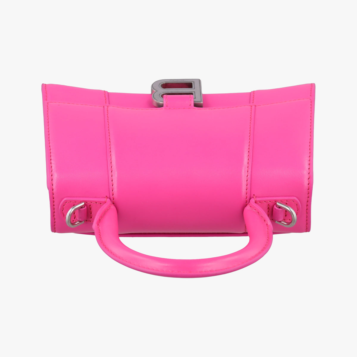 Pre-owned Balenciaga Hourglass Pink leather  shoulderbag | stylenewstar